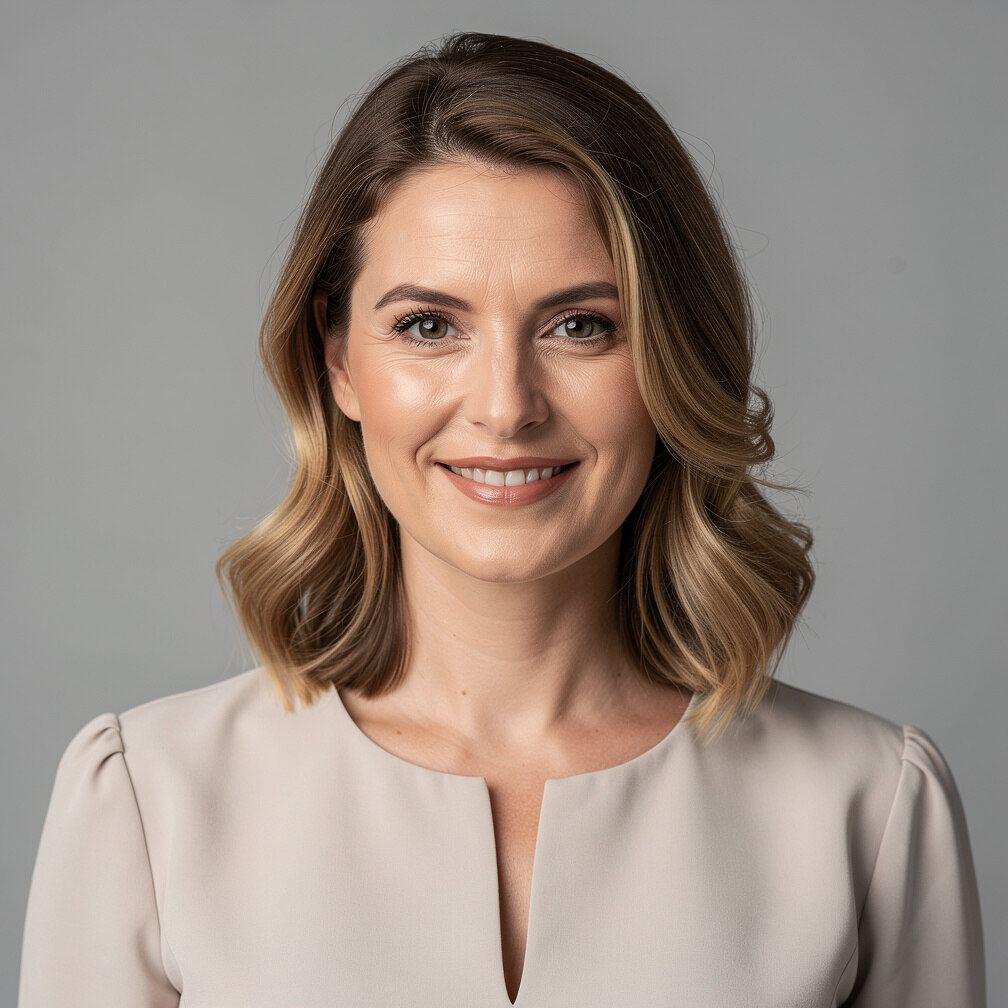 Portrait of a Belgian woman coordinator smiling